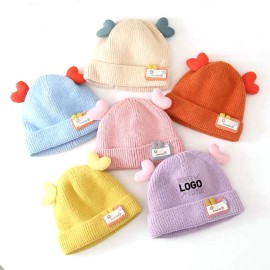 Newborn baby woolen knitted hat