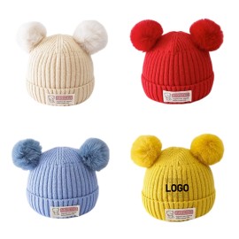 Newborn baby woolen knitted hat
