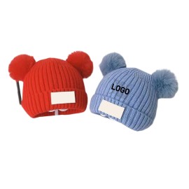 Newborn baby woolen knitted hat