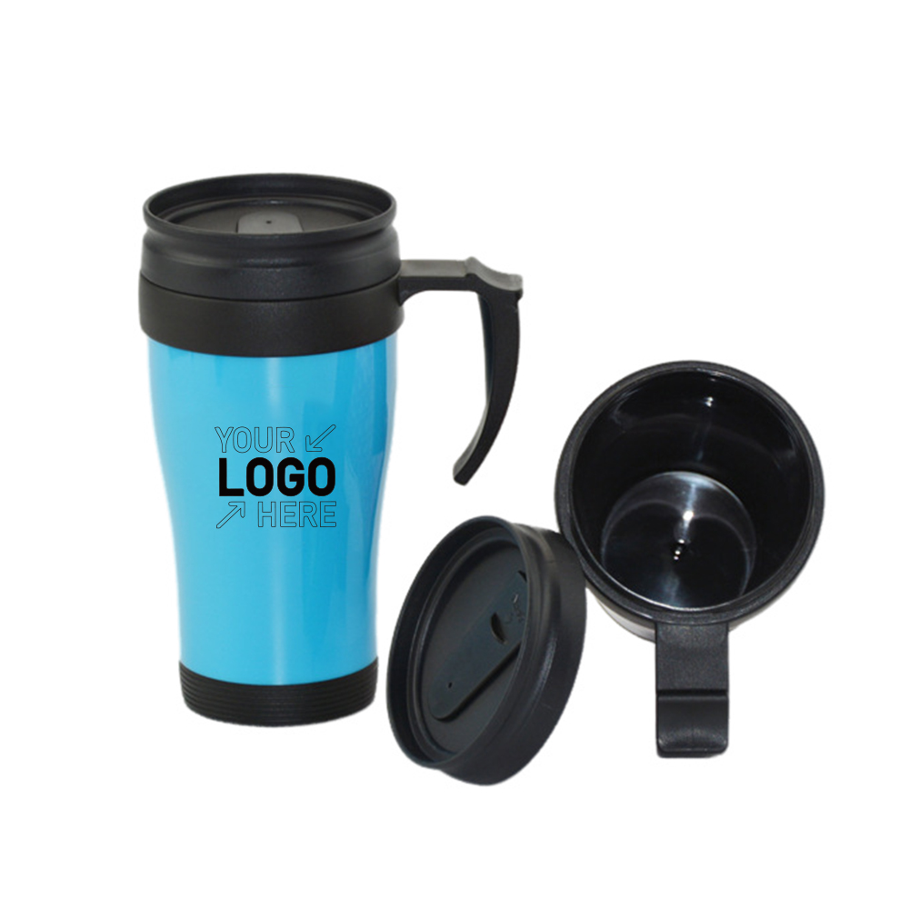 Double layer plastic car cup