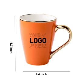 Gold-plated light luxury coffee cup