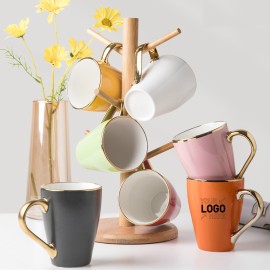 Gold-plated light luxury coffee cup