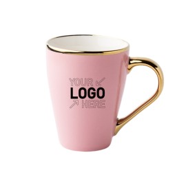 Gold-plated light luxury coffee cup