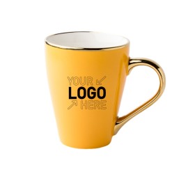 Gold-plated light luxury coffee cup