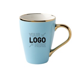 Gold-plated light luxury coffee cup