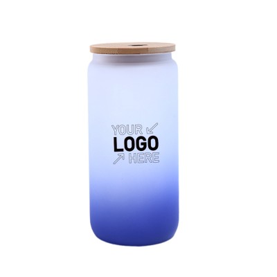 Gradient color sublimation glass