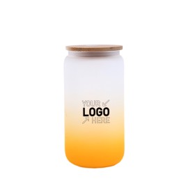 Gradient color sublimation glass