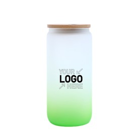 Gradient color sublimation glass