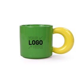 Color glazed porcelain cup