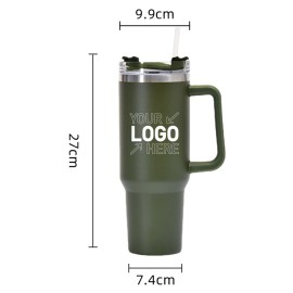 CarTumbler Mug with Straw
 cup