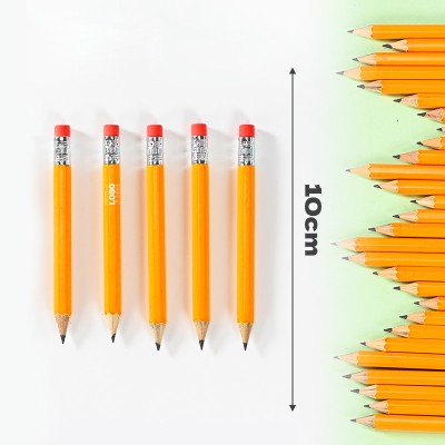 Short Golf Pencil with Eraser
