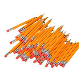 Short Golf Pencil with Eraser
