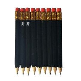 Short Golf Pencil with Eraser
