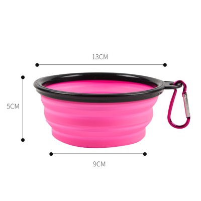 Folding bowl for pet supplies