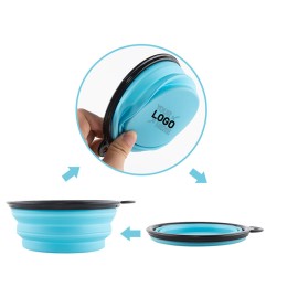 Folding bowl for pet supplies