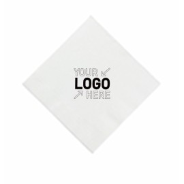 White Beverage Napkins