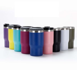 14oz Insulated Can Cooler With Two Lids