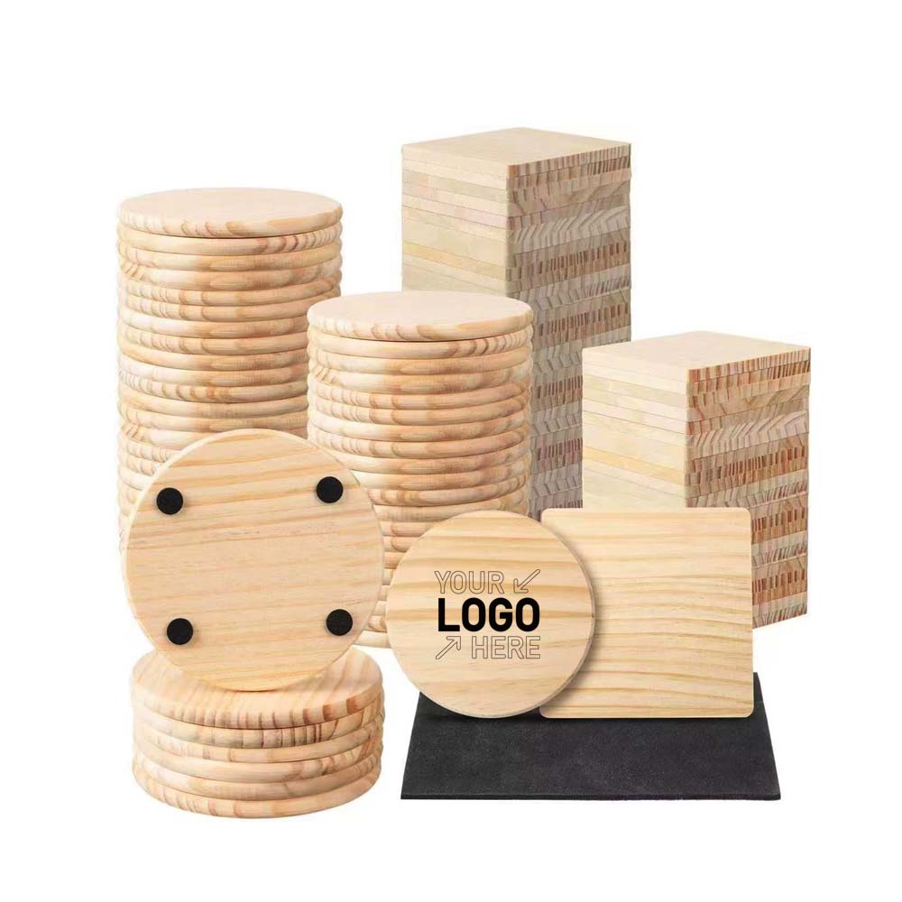 Blank Wooden Coasters For Crafts