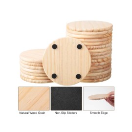 Blank Wooden Coasters For Crafts