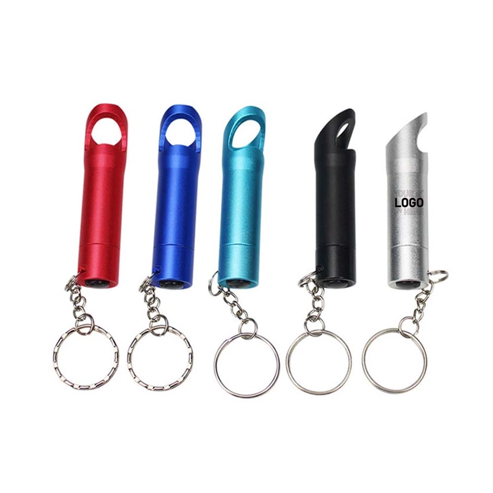 Mini LED Torch Keychain Bottle Opener