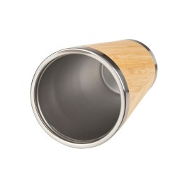 16oz Stainless Steel Bamboo Travel Insulated Mug