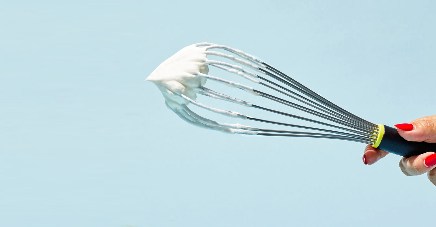8-Wire Silicone Whisk With Wooden Handle